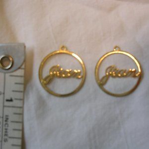 Jean Earrings, vintage (1970s)